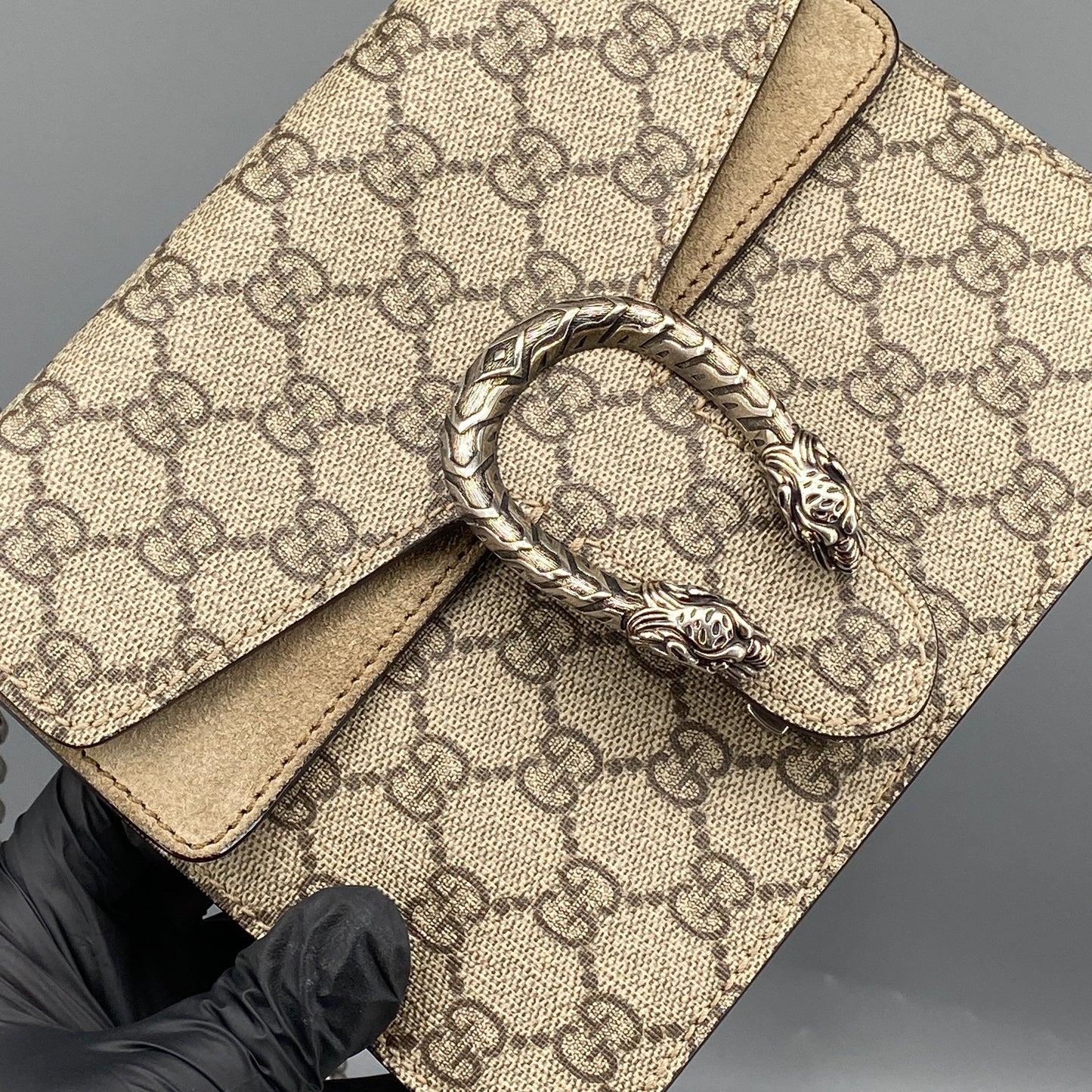 Gucci Dionysus GG  Shoulder Bag Beige