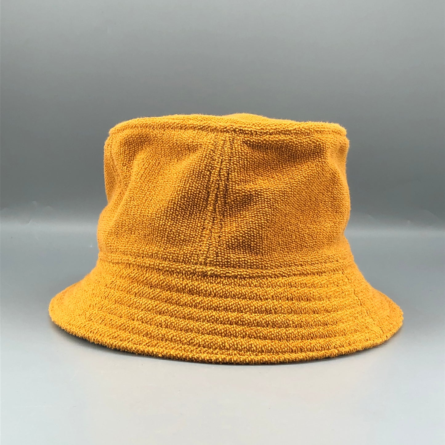 Hermes Mustard Yellow Knit Bucket Hat Size 59cm