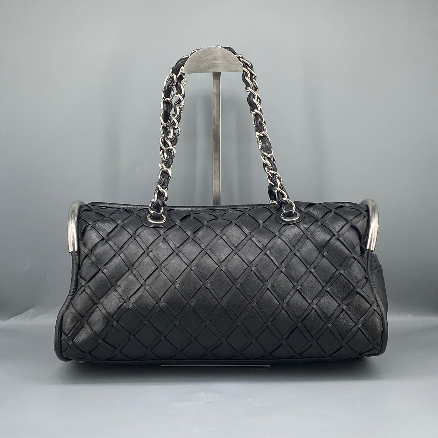 Chanel Black Quilted Leather Chain Shoulder Bag