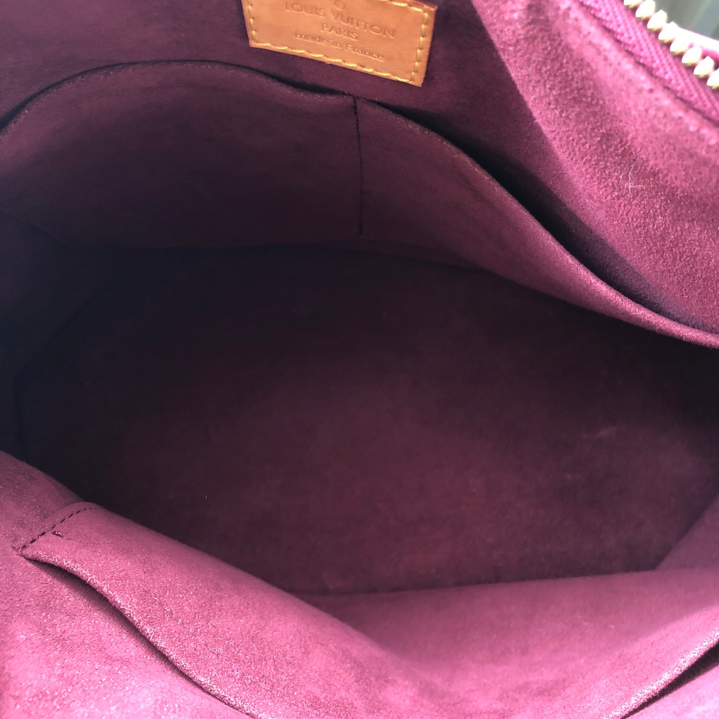Louis Vuitton Monogram Pallas MM Handbag Brown