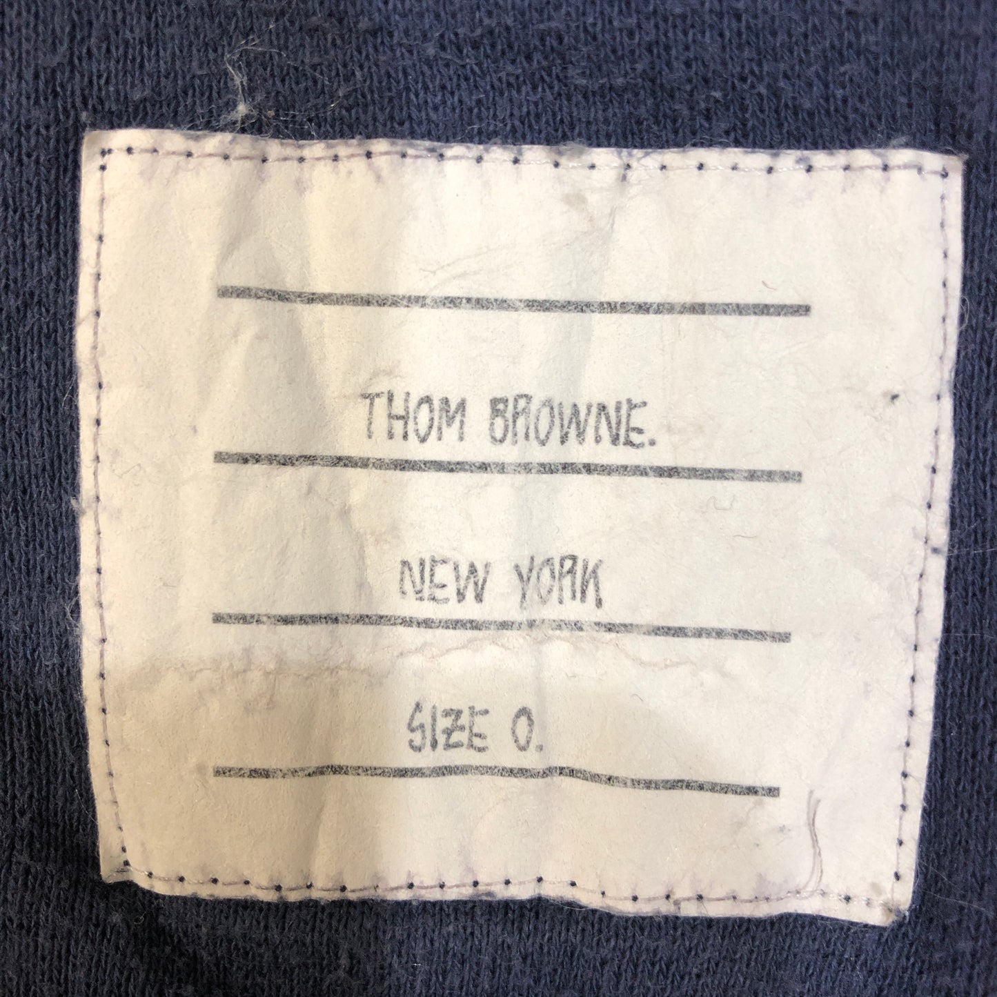 Thom Browne 4-Bar Classic Sweatpants Size 0 Navy Blue