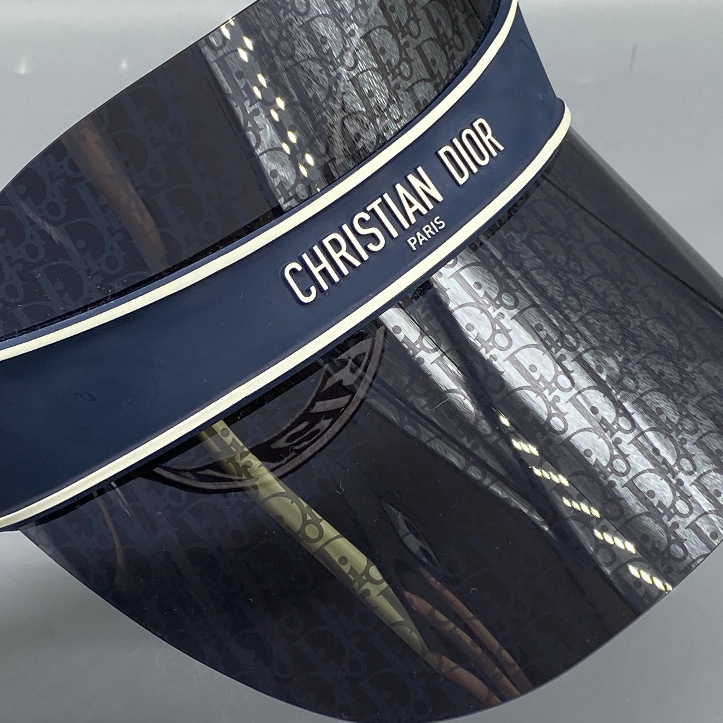 Christian Dior Navy Logo Visor