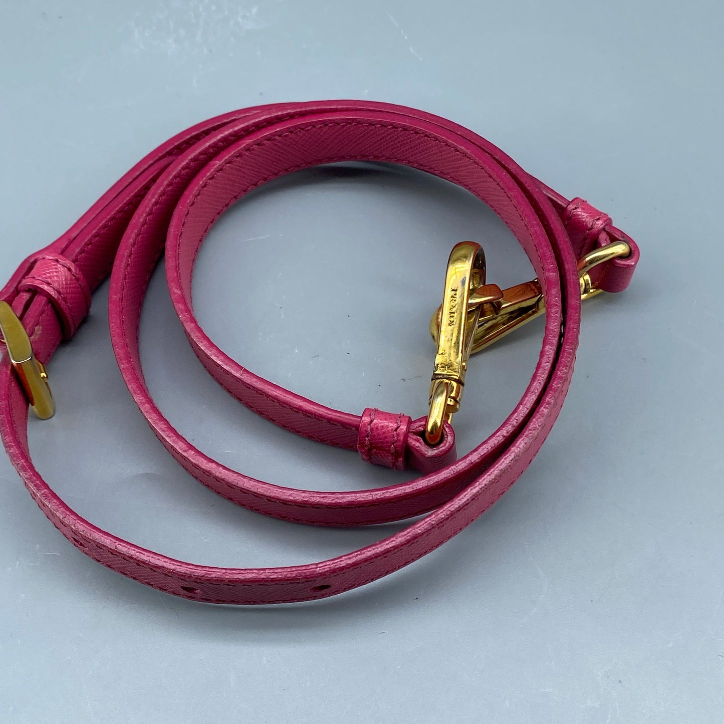 Prada Pink Saffiano Leather Galleria Handbag