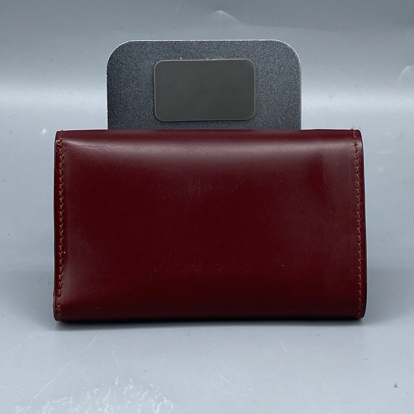 Ferragamo Reddish-Brown Leather Key Case