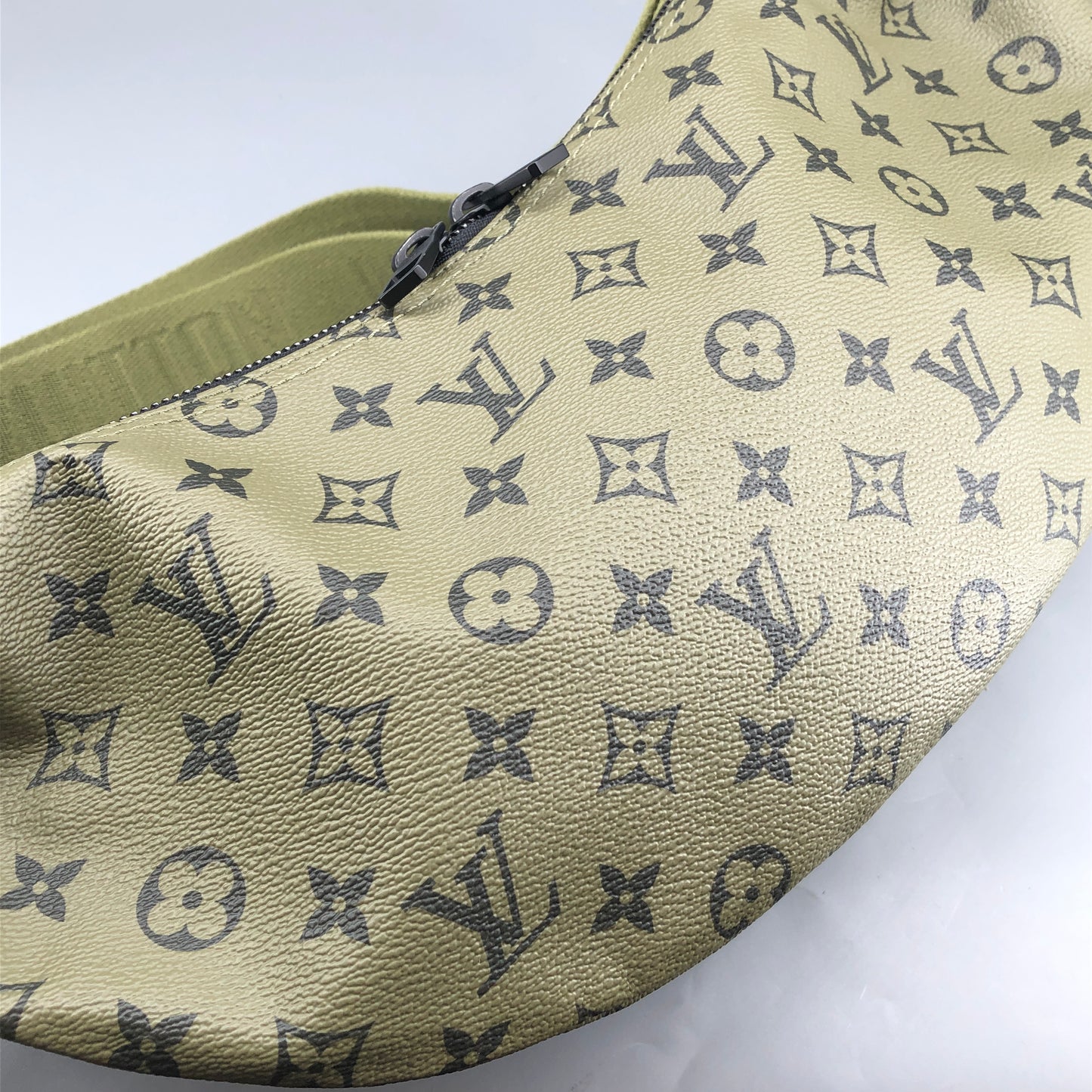Louis Vuitton Monogram Hamac Bag Khaki Green Vermillion Red