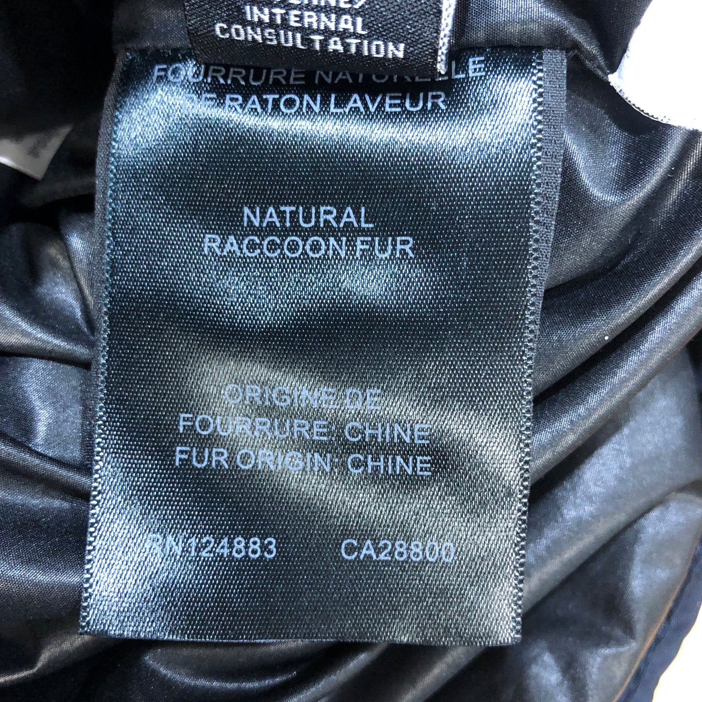 Rudsak Fur-Trimmed Down Jacket Size M Black