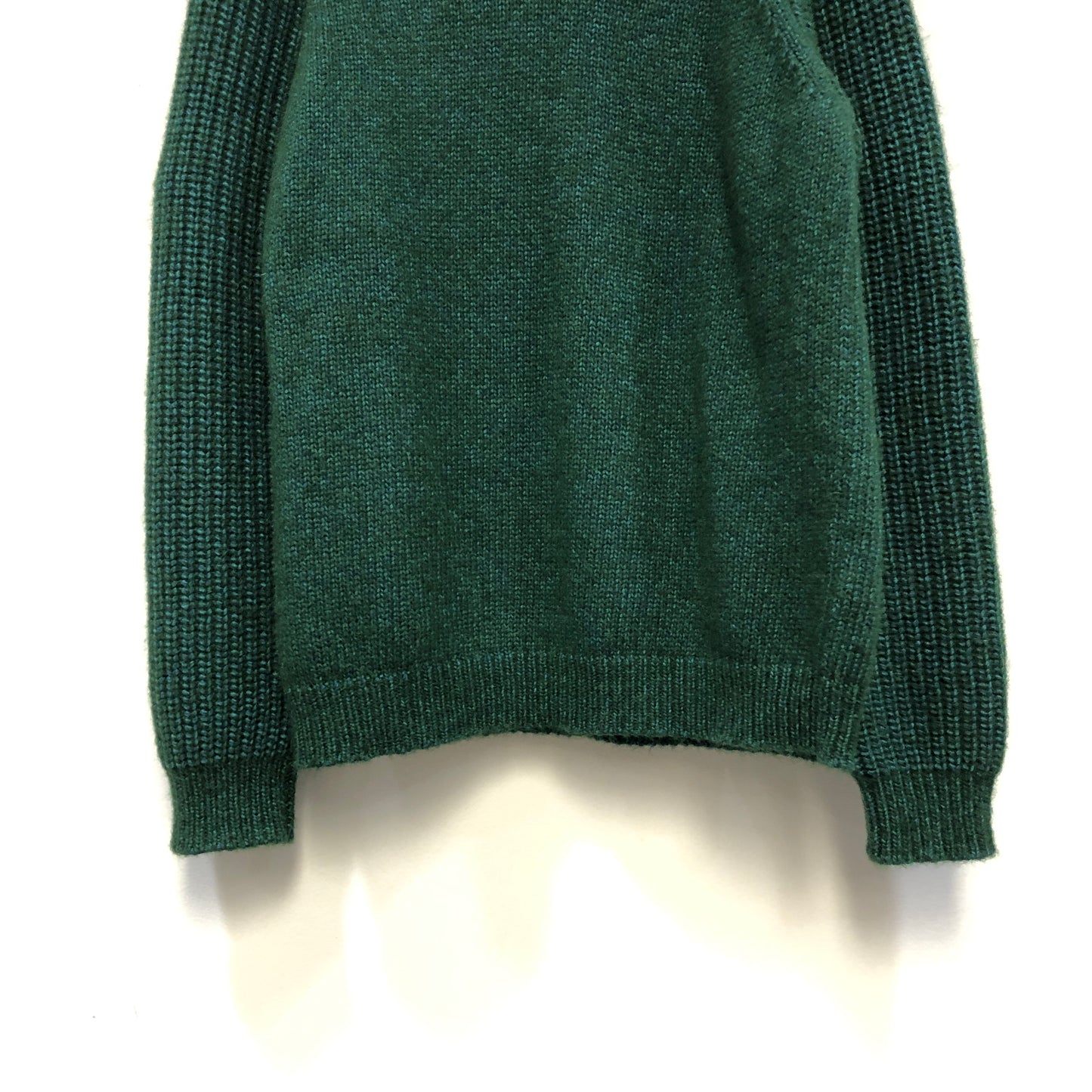 Paul Smith Dark Green Crew Neck Knit Sweater Size S