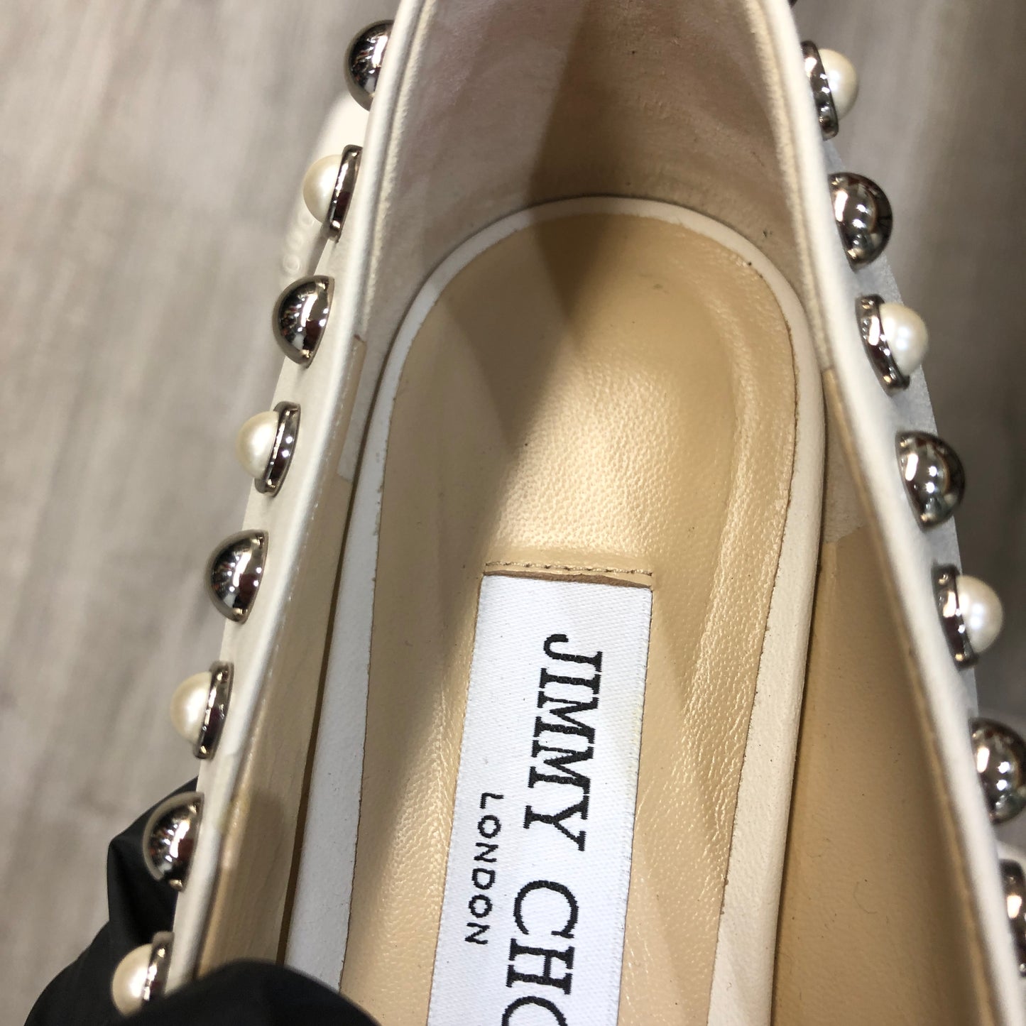 Jimmy Choo Women's Ballet Flats Size 35 White