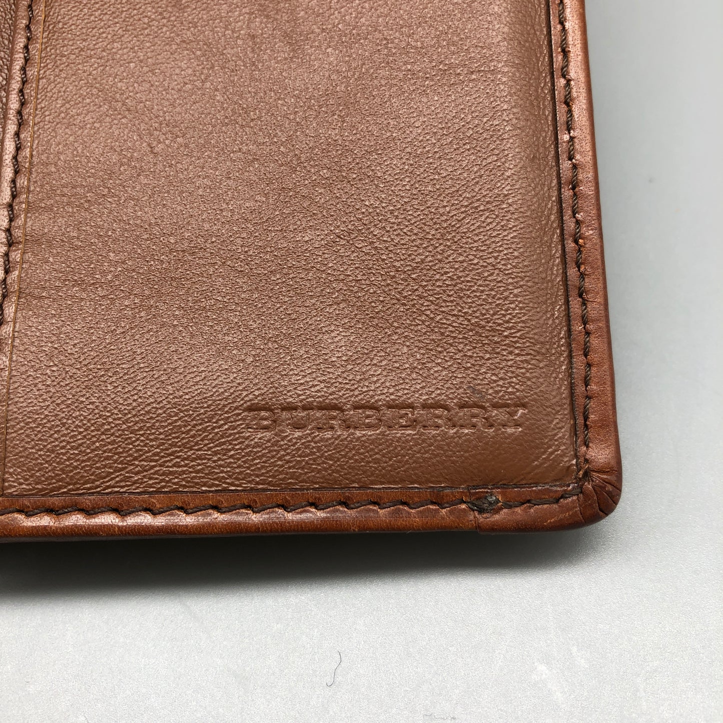 Burberry Beige/Brown Haymarket Check Long Wallet