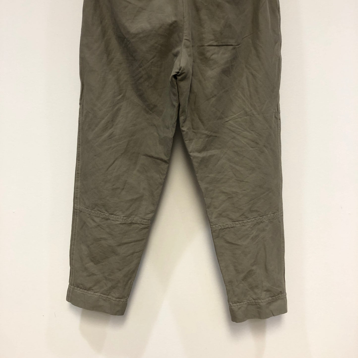 Brunello Cucinelli Army Green Drawstring Casual Trousers