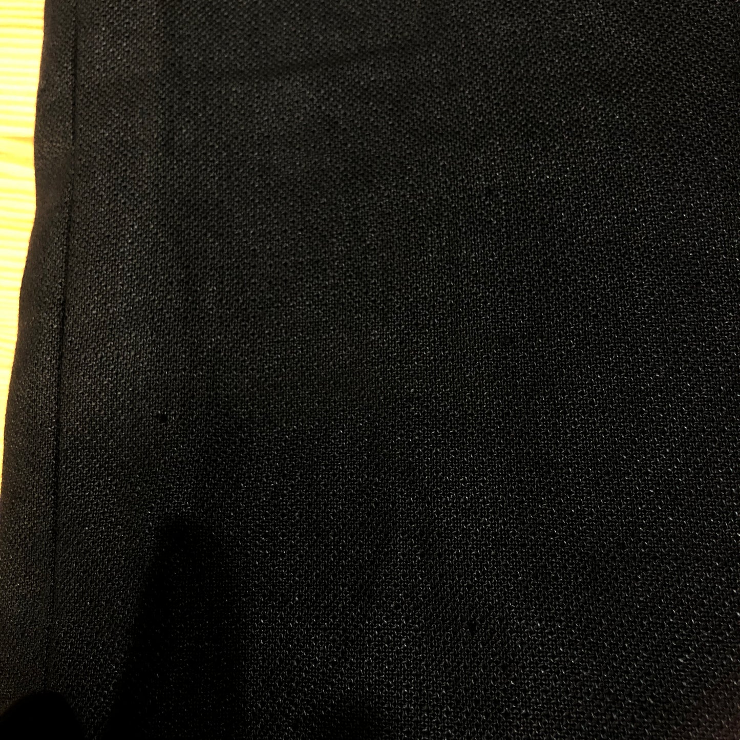 Versace Black Textured Pencil Midi Skirt Size 38 W26 L22 Inches