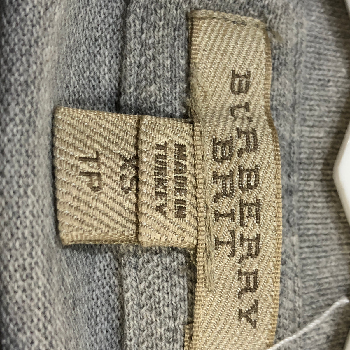 Burberry Grey Polo Shirt Size XS
