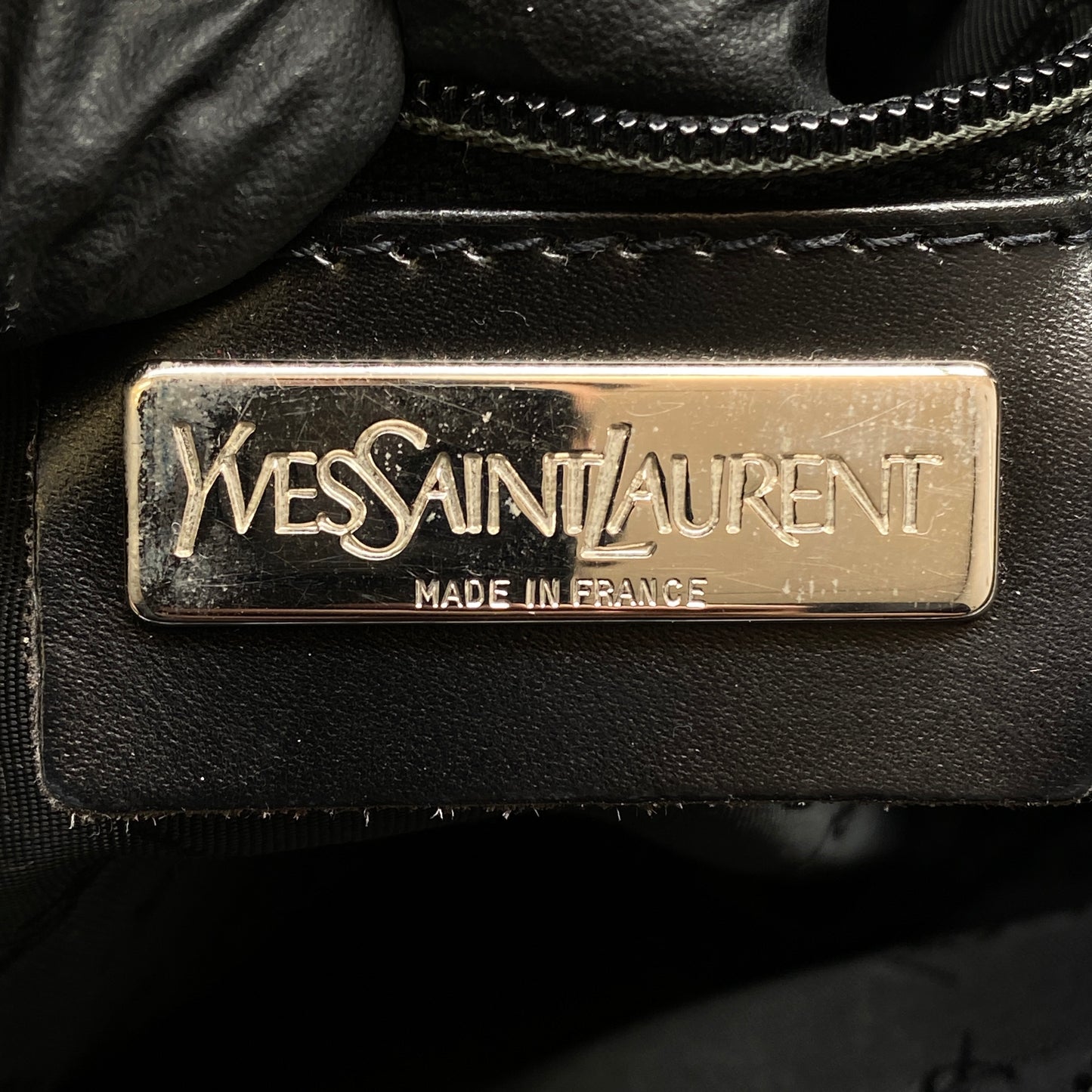 Yves Saint Laurent Black Smooth Leather Square Flap Shoulder Camera Bag