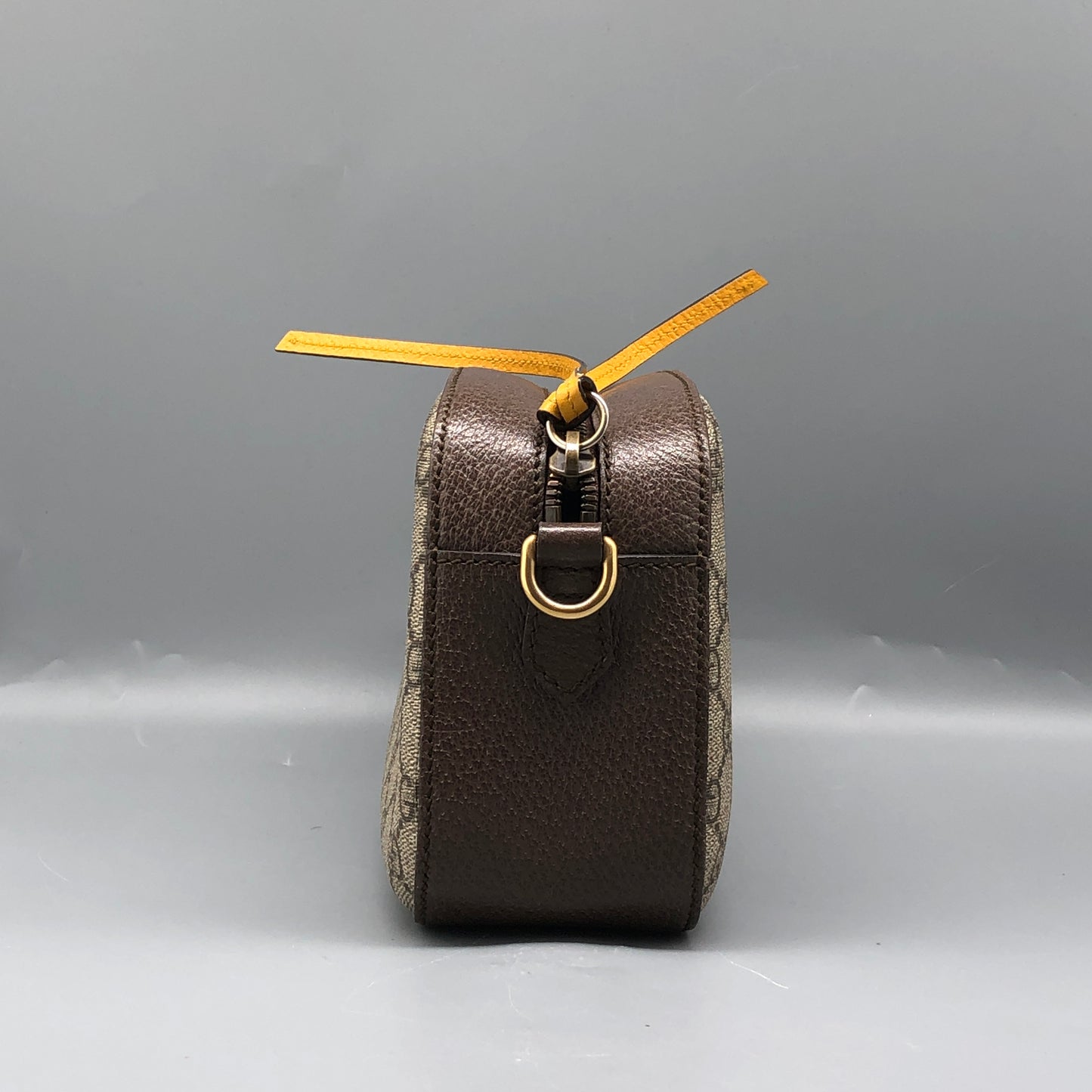 Gucci Beige/Brown GG Supreme Canvas Camera Bag