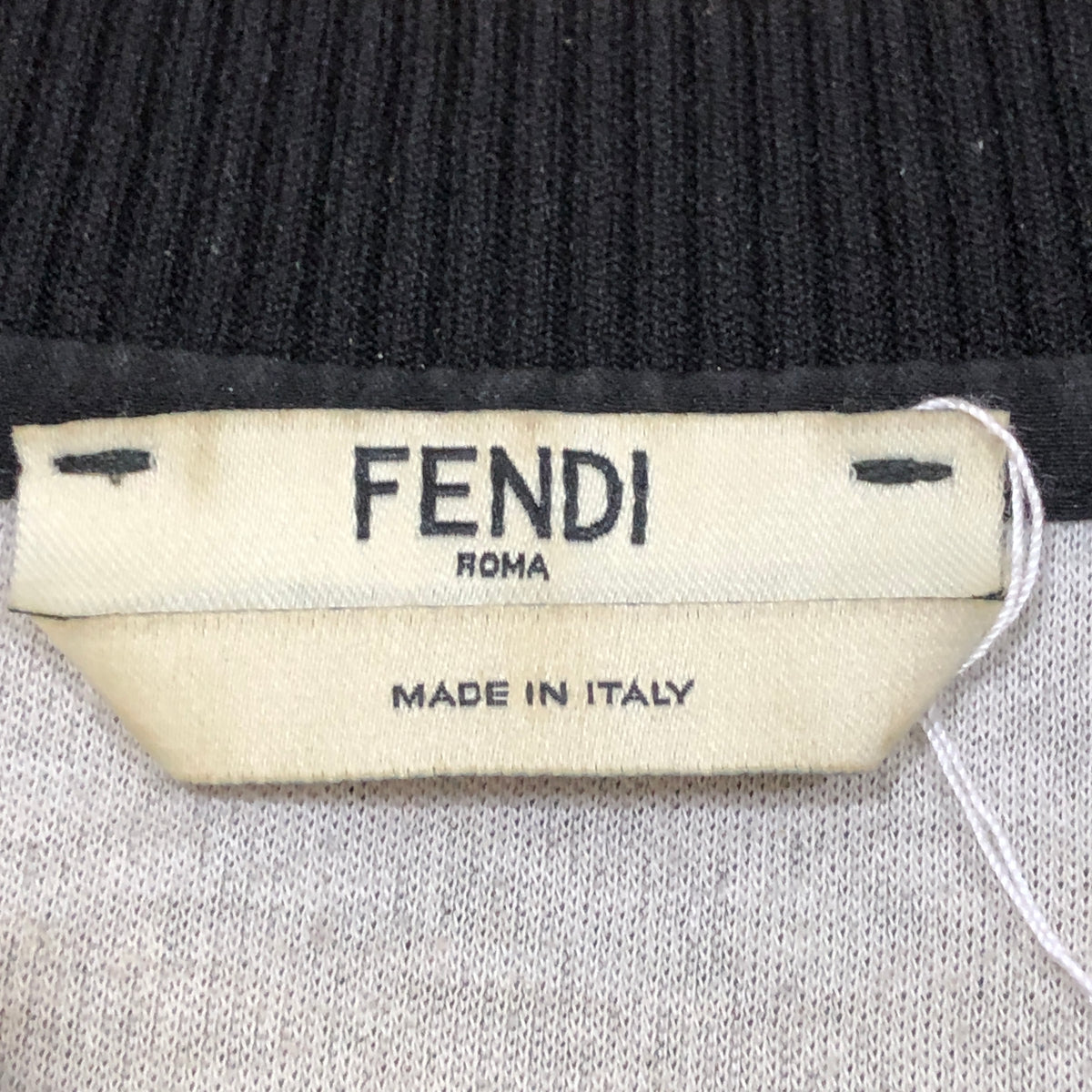 Fendi Black Karl Lagerfeld Graphic Crew Neck Sweatshirt Size 38