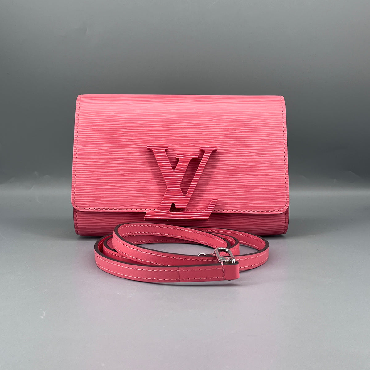 Louis Vuitton Coral Pink Epi Wallet On Chain