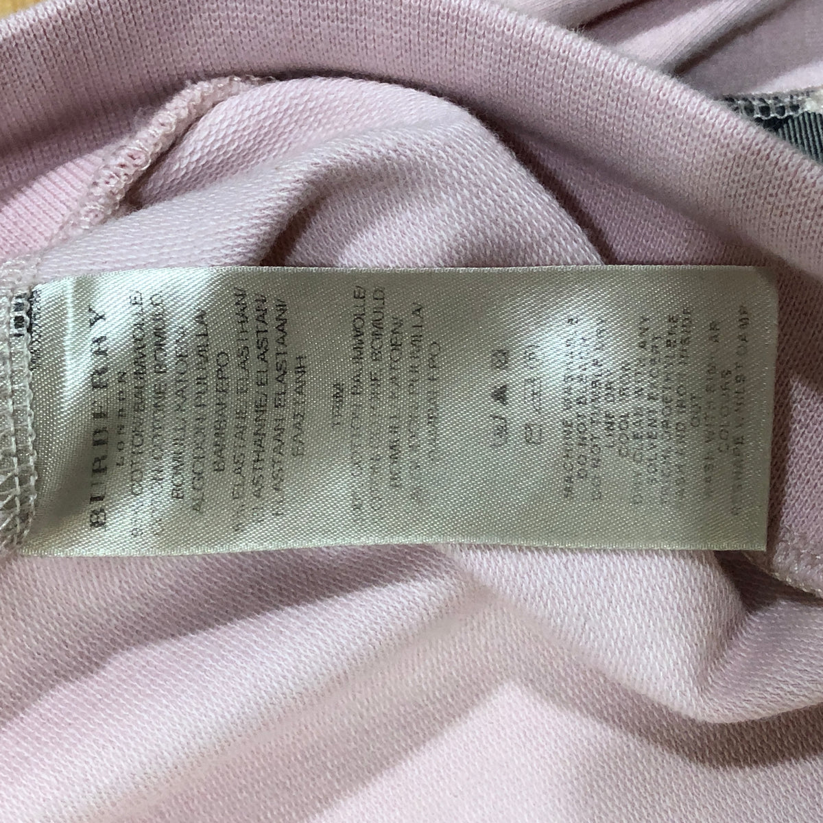 Burberry Light pink Women Zip Hoodie Jacket Size M
