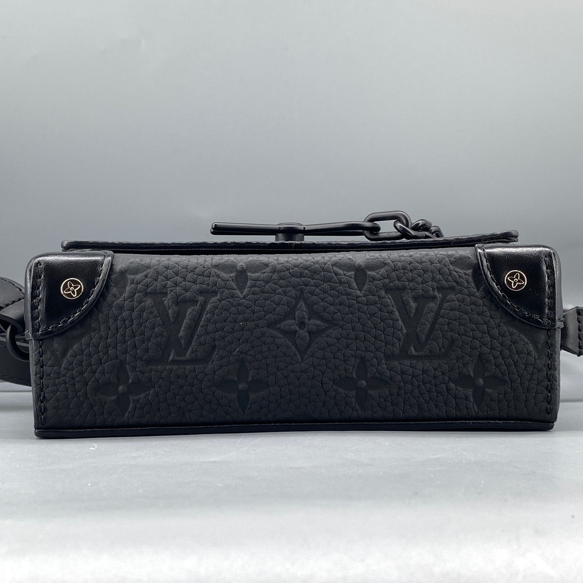 Louis Vuitton Taurillon Monogram Steamer Wearable Bag Black
