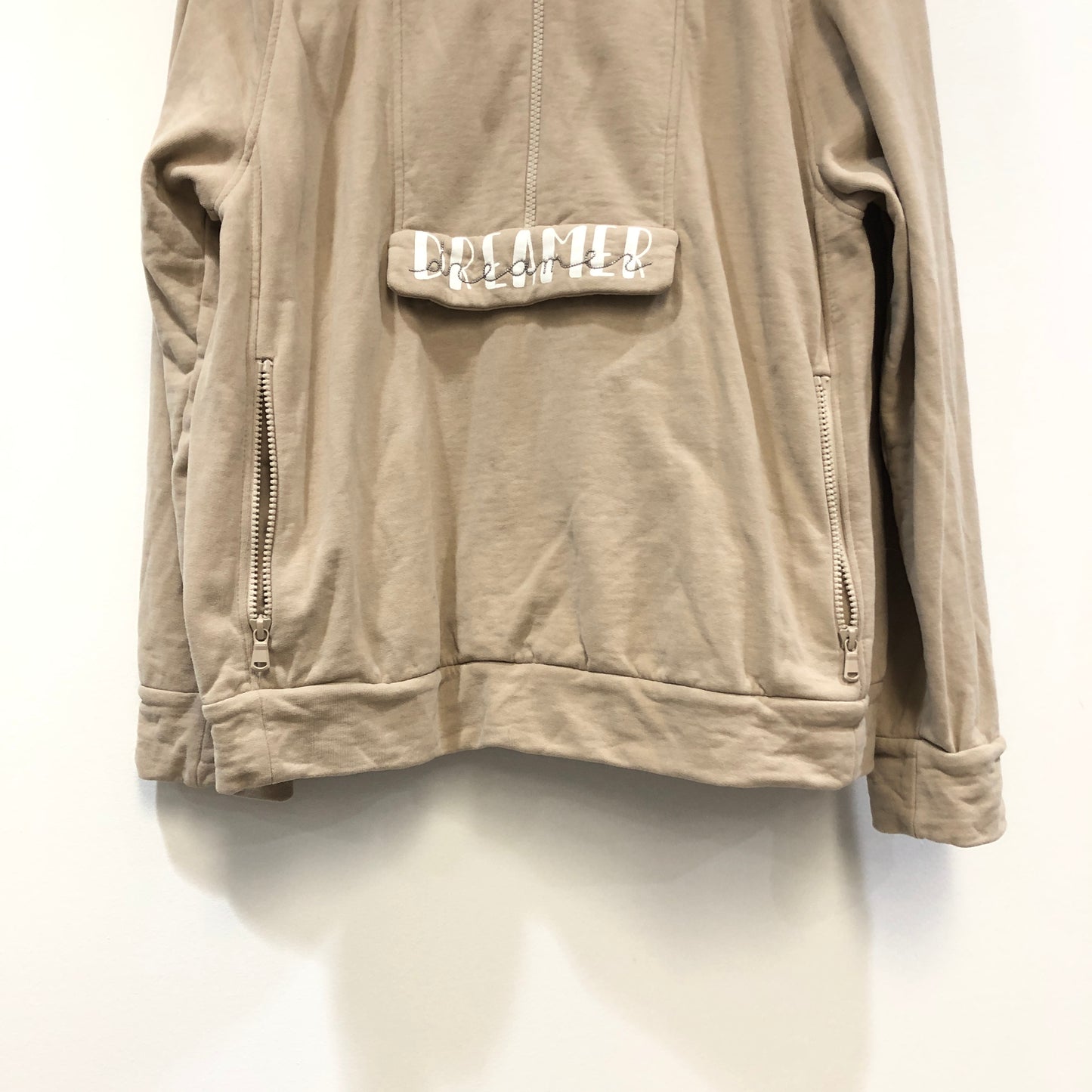 Brunello Cucinelli Biscotti Camel Zip Hoodie Size M