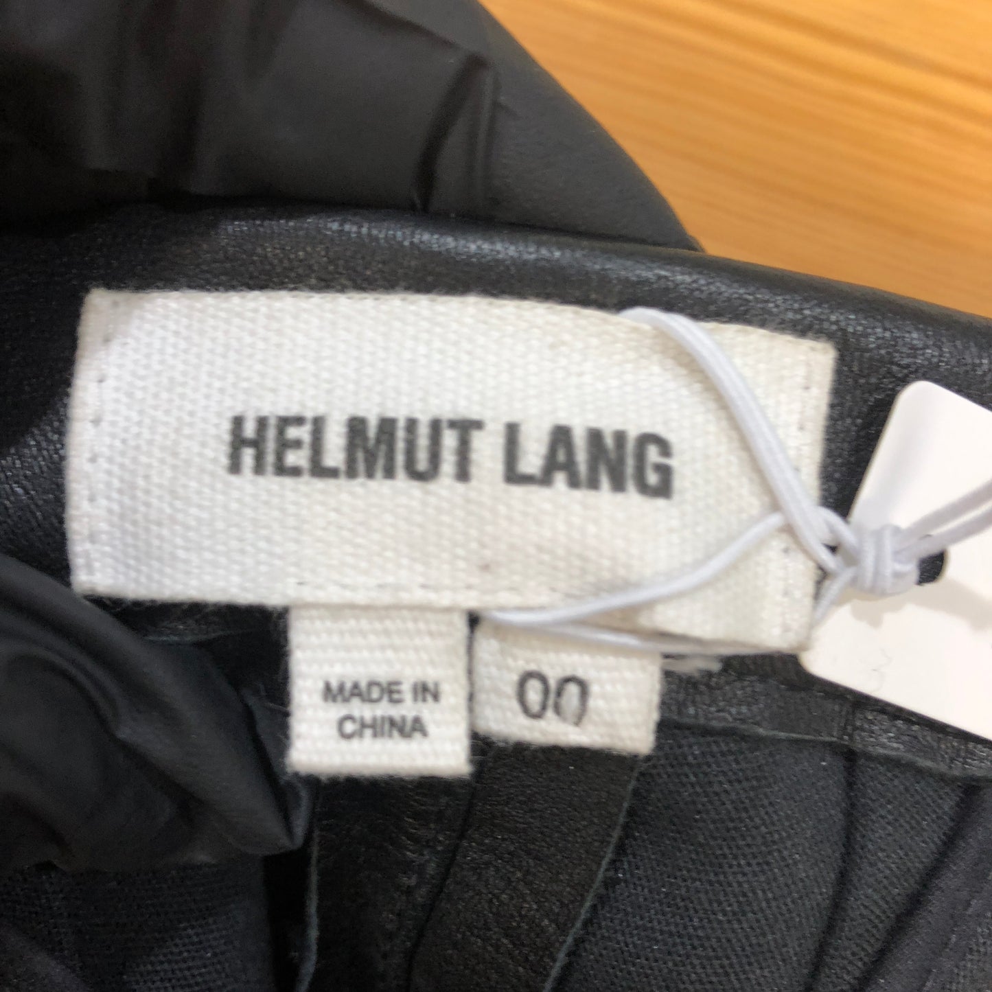 Helmut Lang Dark Brown Leather Slim Ankle Pants Size 00