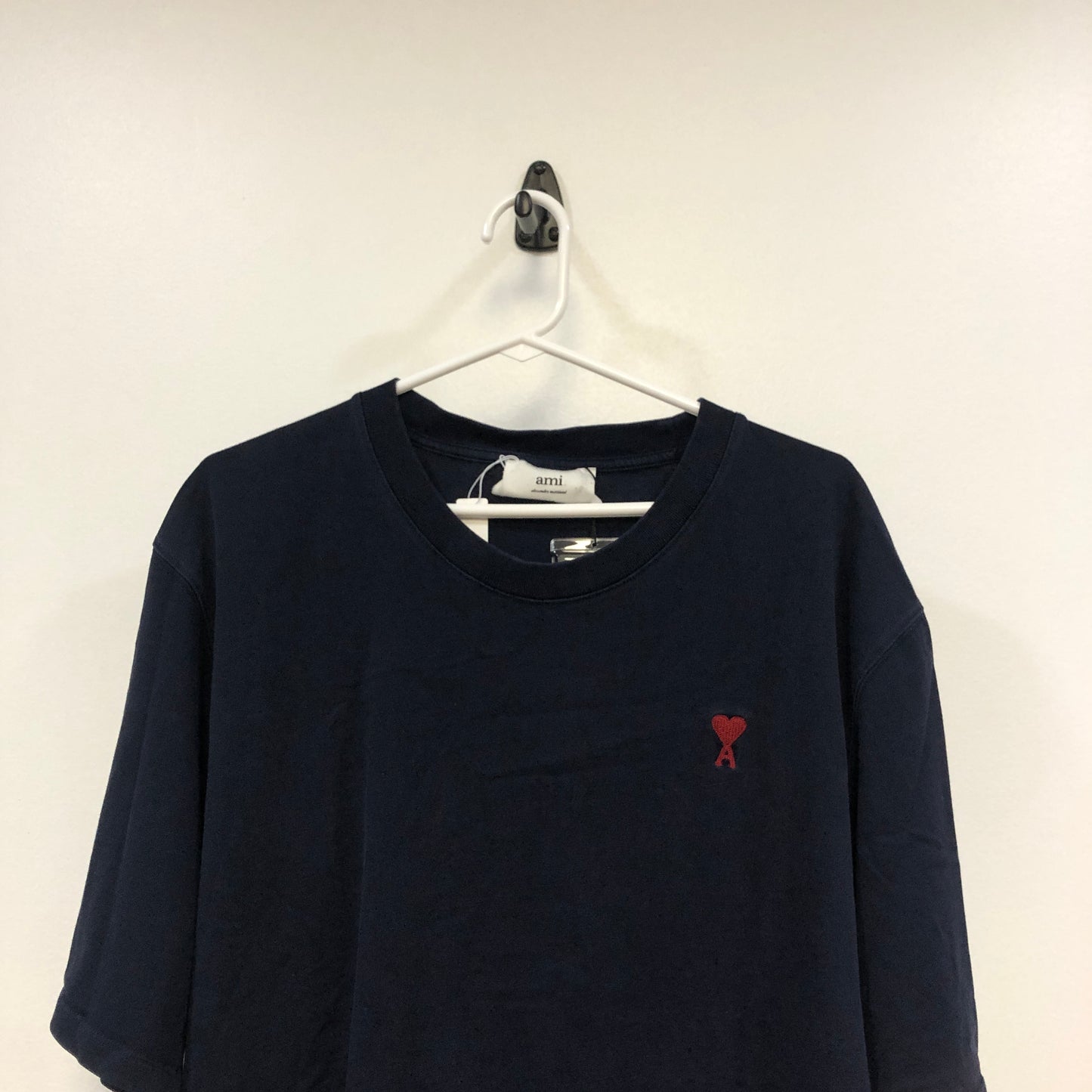 Ami Navy Blue Short Sleeve T‑Shirt XXL