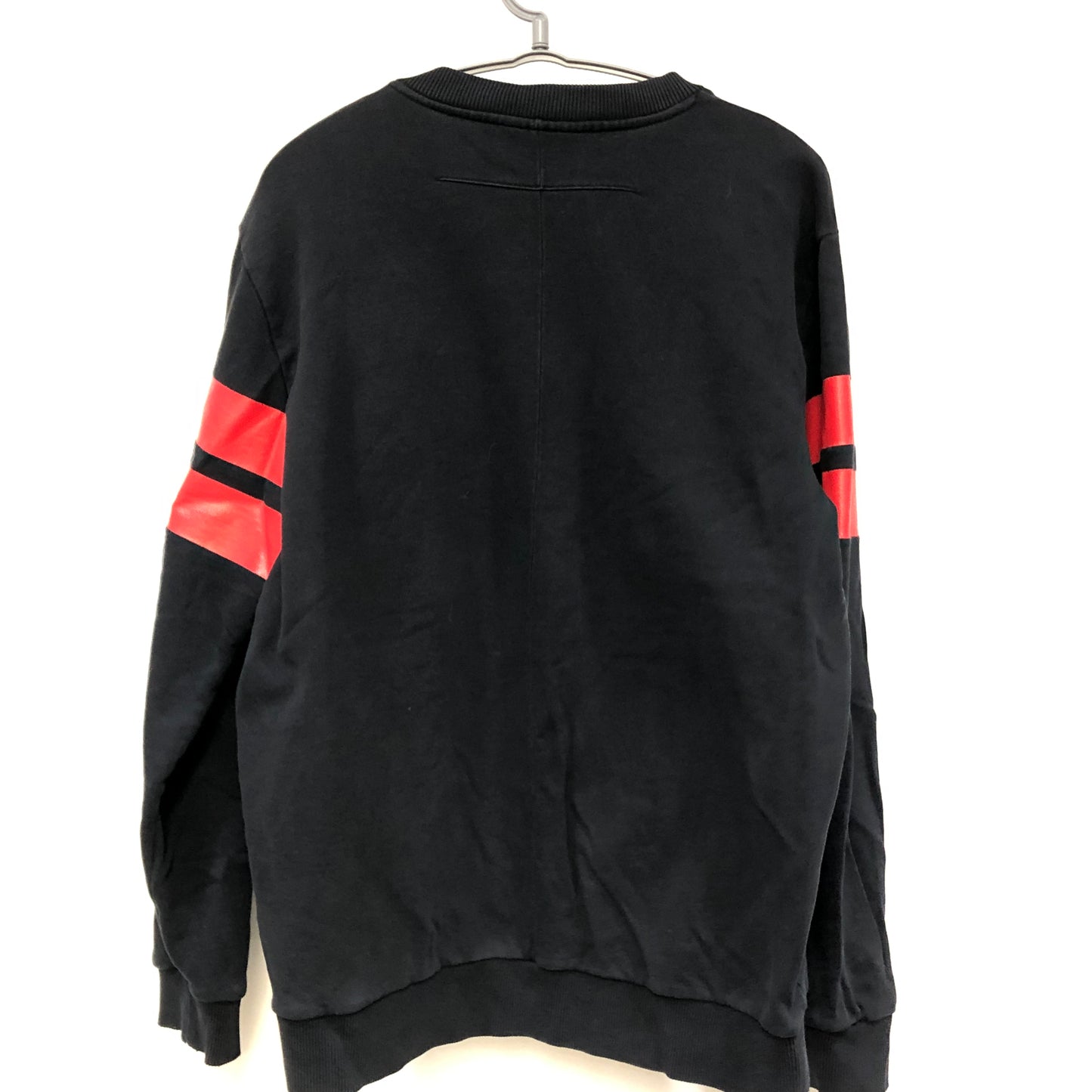 GIVENCHY Black Graphic Print Crew Neck Sweatshirt Size M