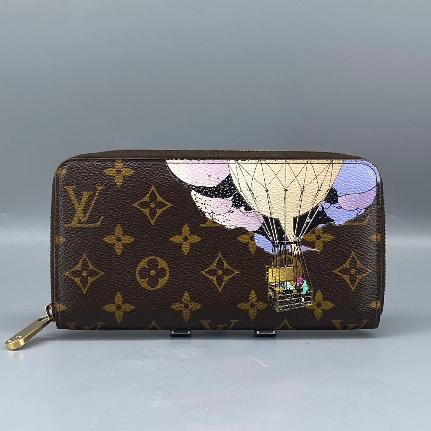 Louis Vuitton Monogram Hot Air Balloon Print Zippy Long Wallet