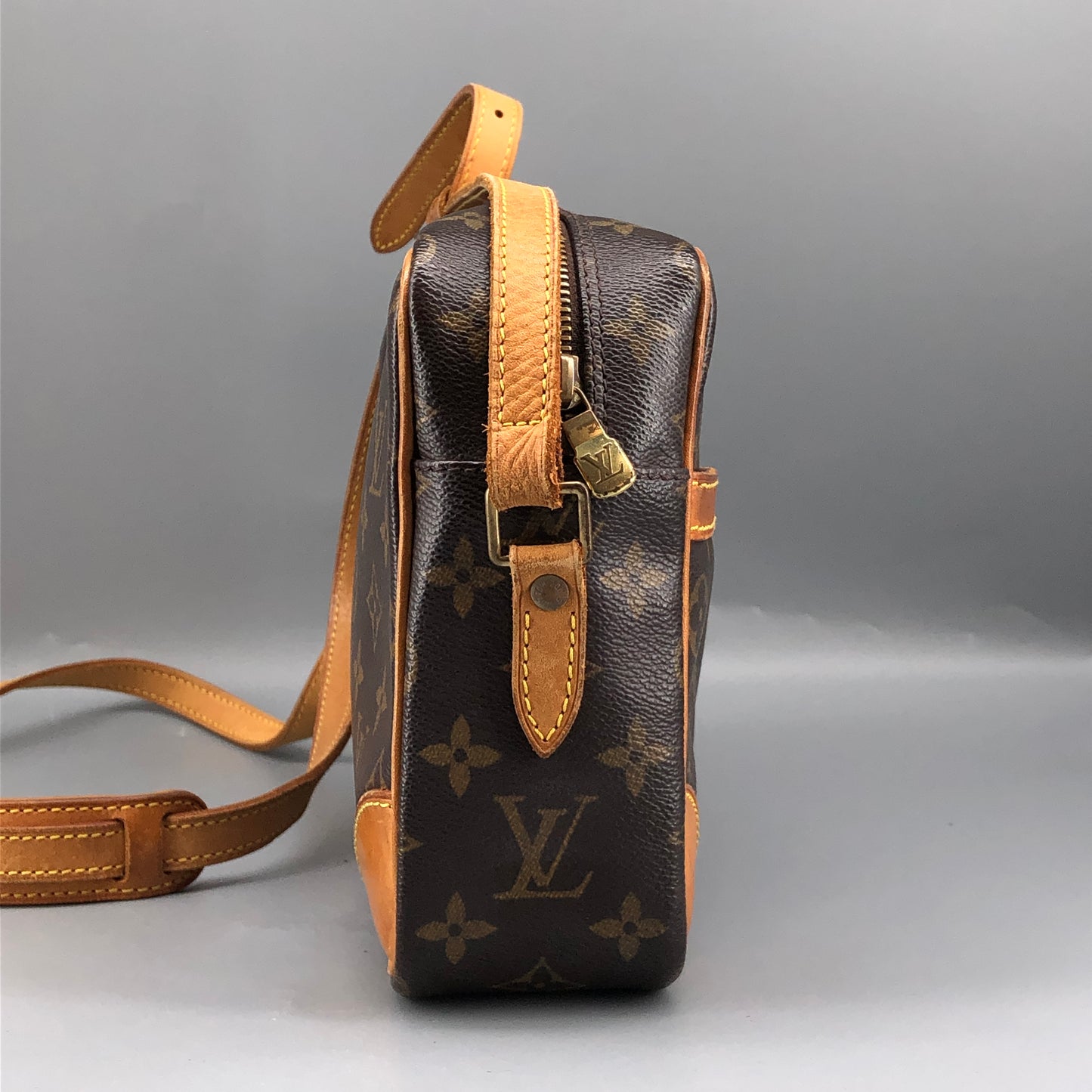 Louis Vuitton Monogram Trocadero Crossbody Bag brown