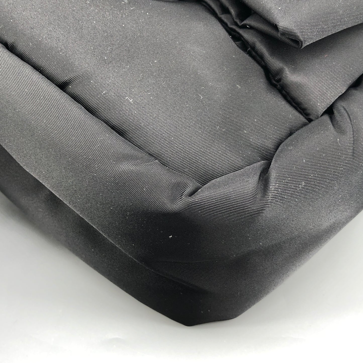 Prada Mini Padded Re-Nylon Tote Bag with Bow Detail Black