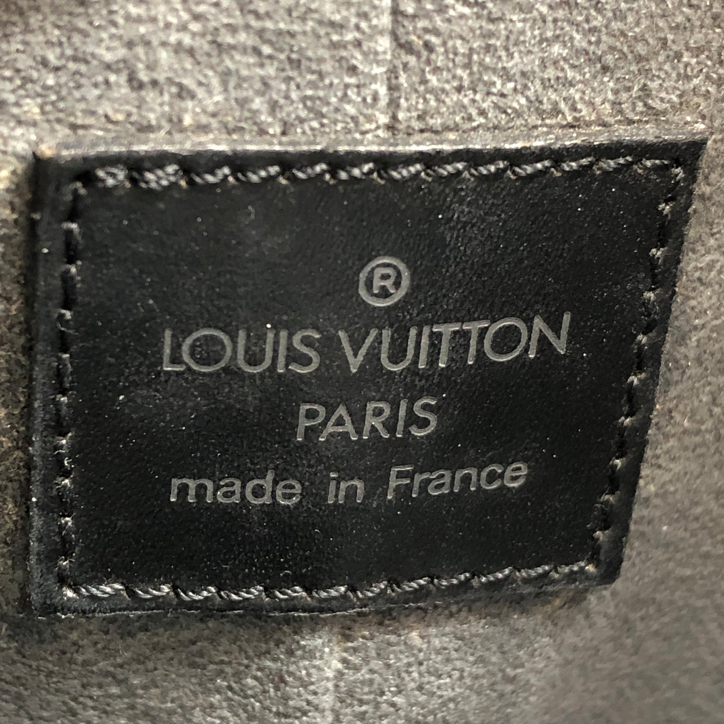 Louis Vuitton Black Epi Pochette Demi-Lune Shoulder Bag