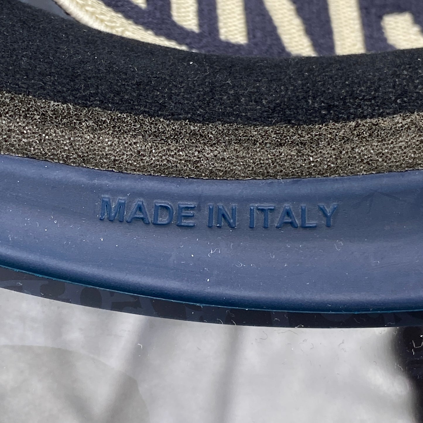 Christian Dior Navy Logo Visor