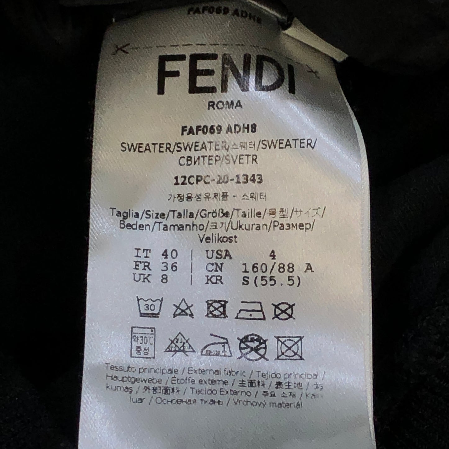 Fendi Black FF Trim Tracksuit Set