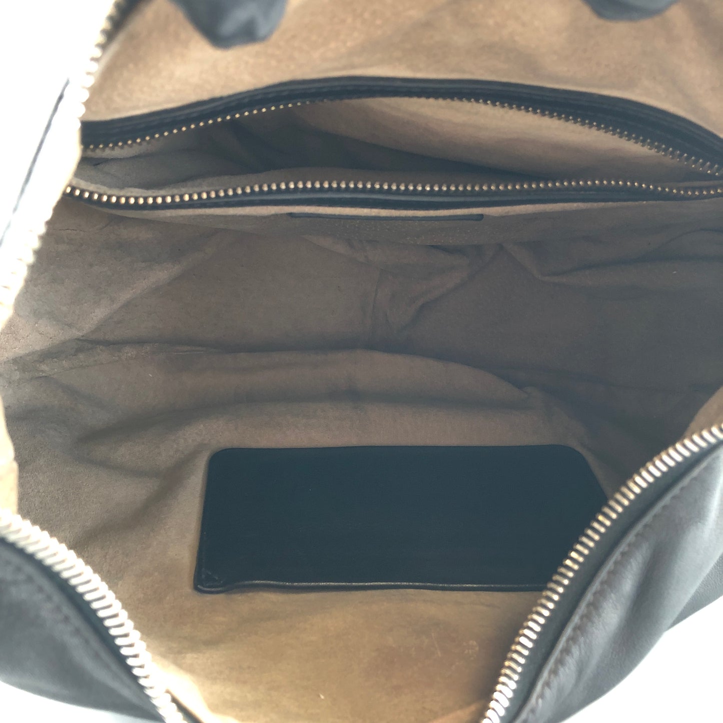 Prada Black Leather Hobo Bag