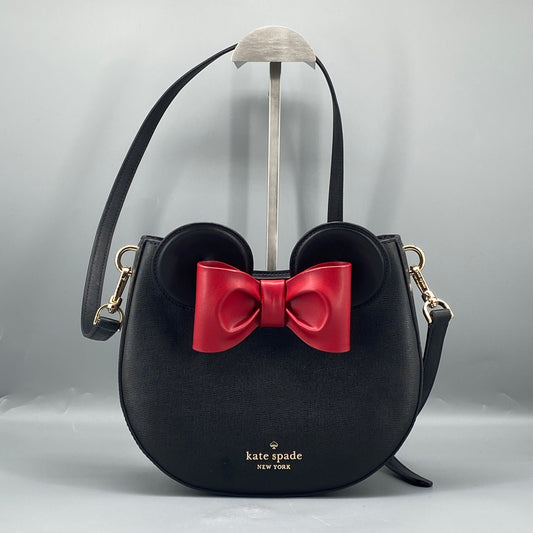 Kate Spade Disney Minnie Mouse Crossbody Bag Black