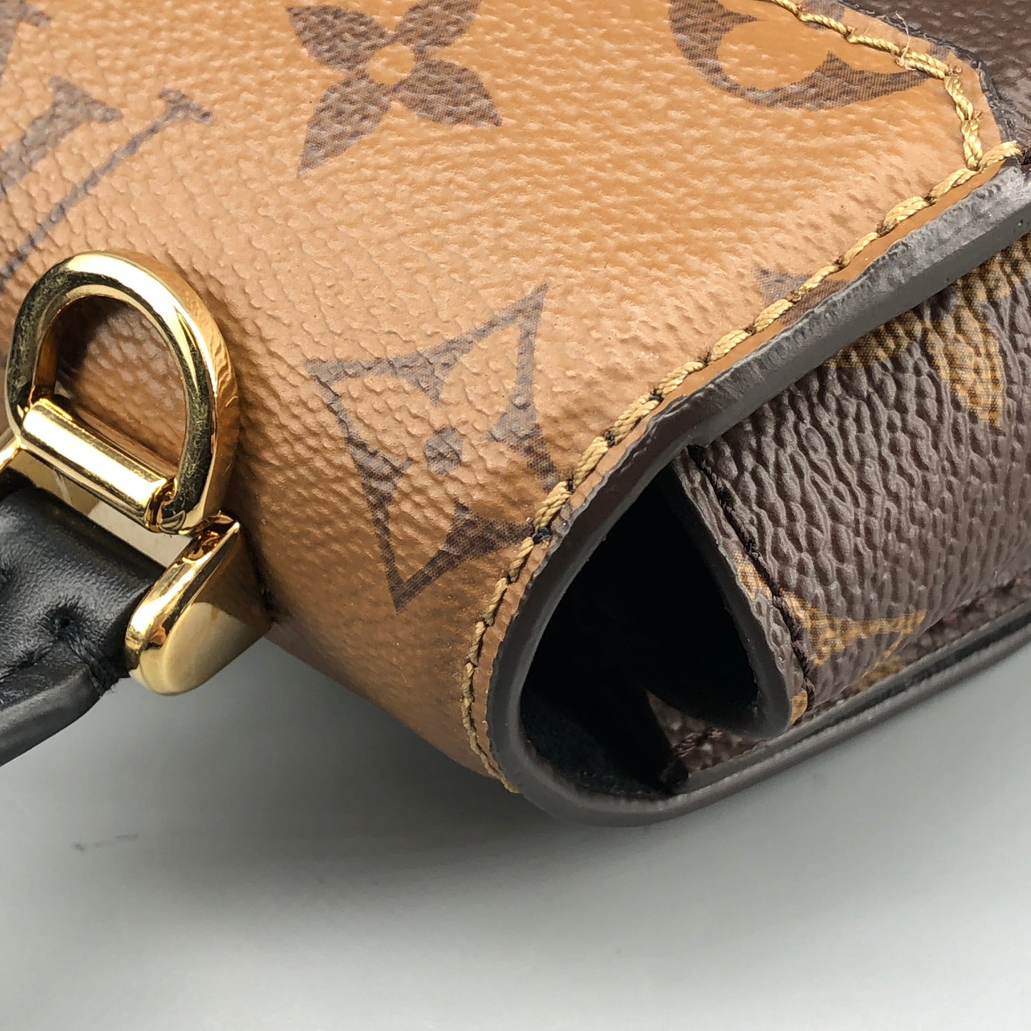 Louis Vuitton Monogram Reverse Tilsitt Bag Brown