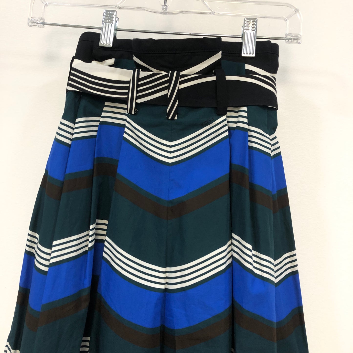 Fendi Striped Midi Pants Size 38