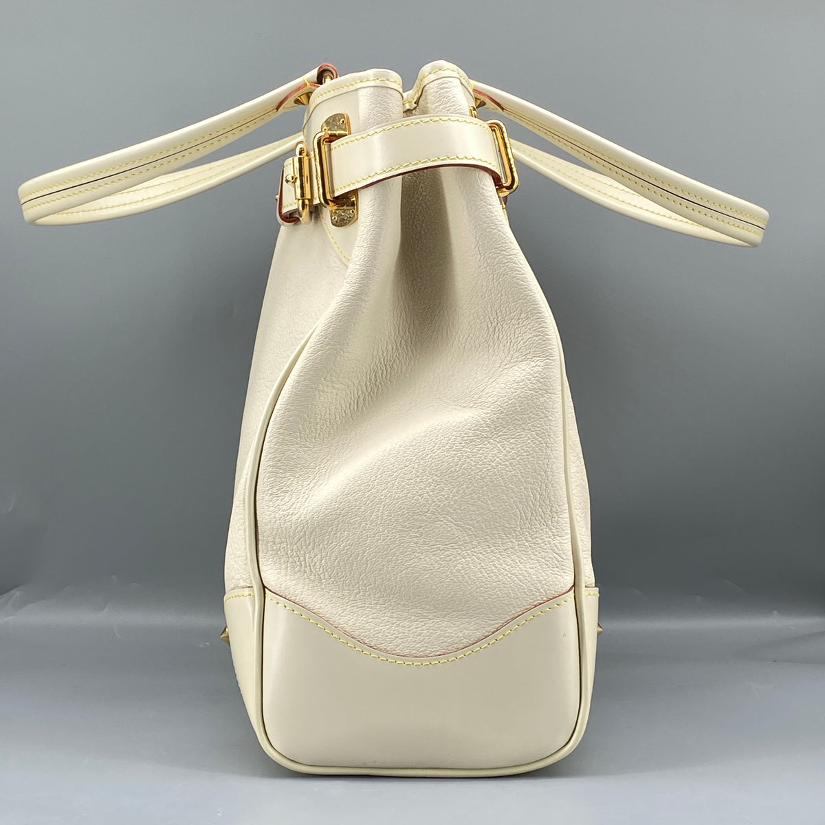 Louis Vuitton Cream Suhali Leather Le Majestueux Tote Bag