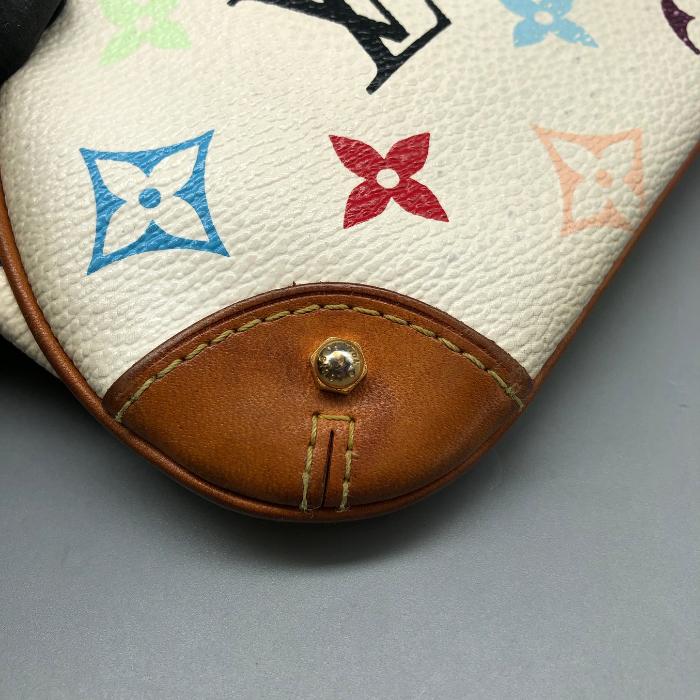 Louis Vuitton Multicolor White Mini Pochette Bag