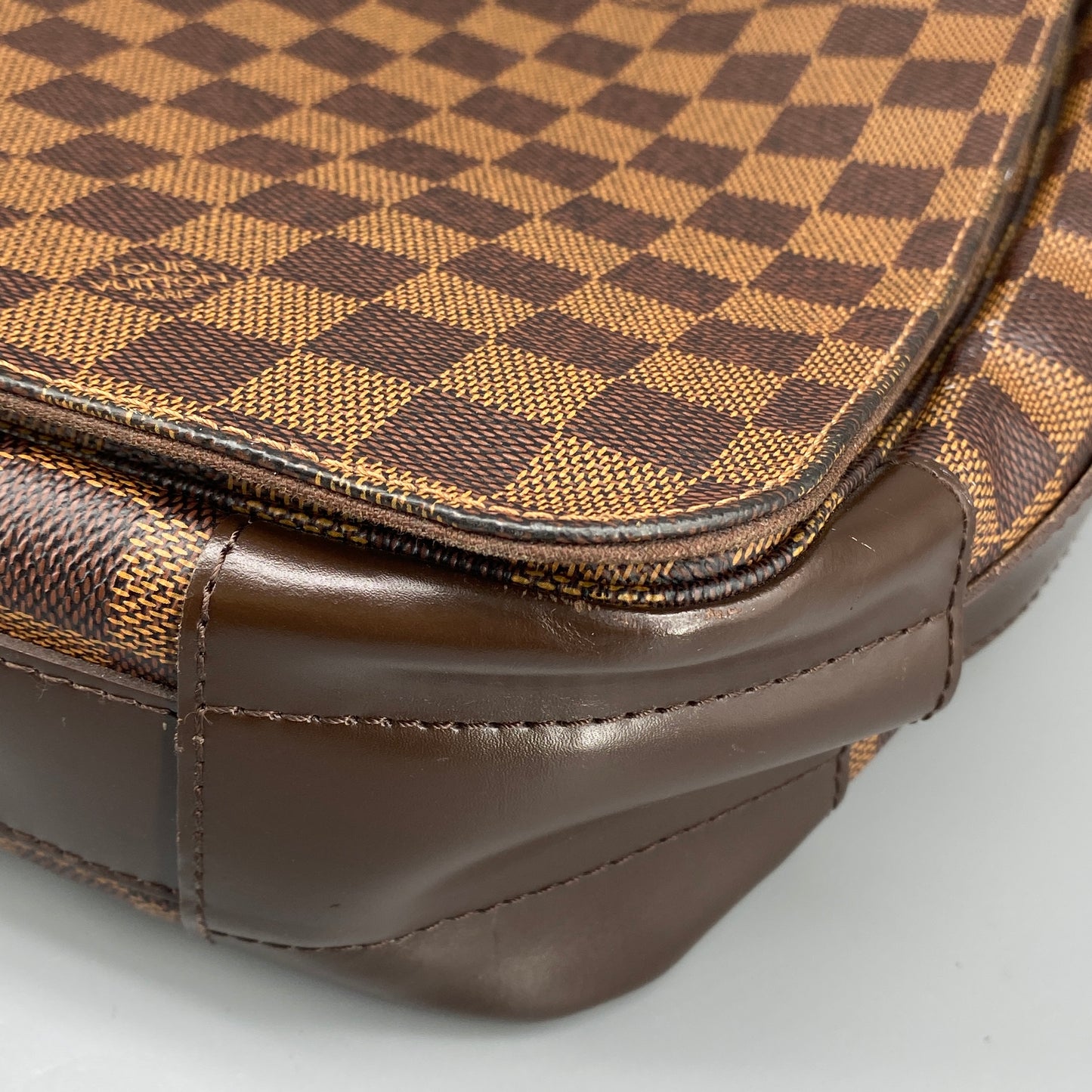 Louis Vuitton Brown Damier Ebene Canvas Messenger Shoulder Bag