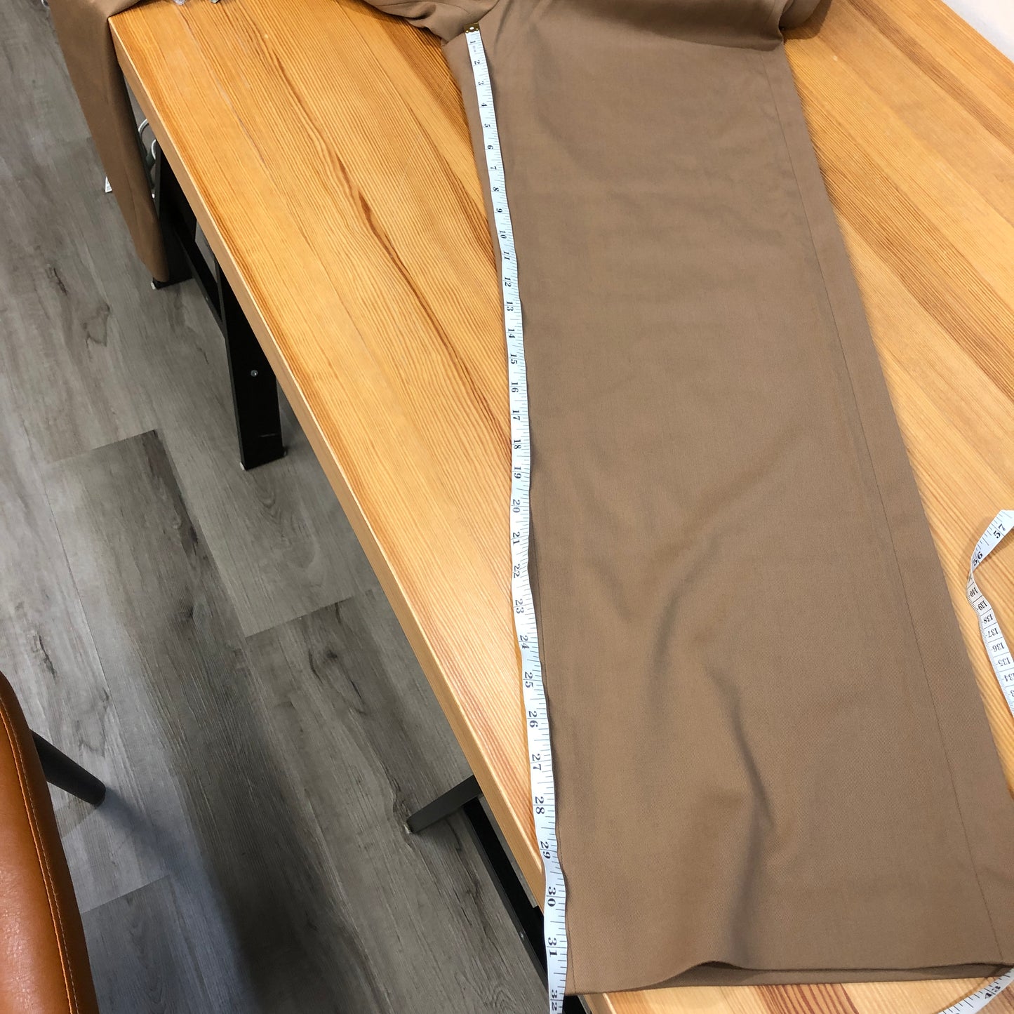 MM6 Maison Margiela Wide-Leg Trousers Size 40 Tan