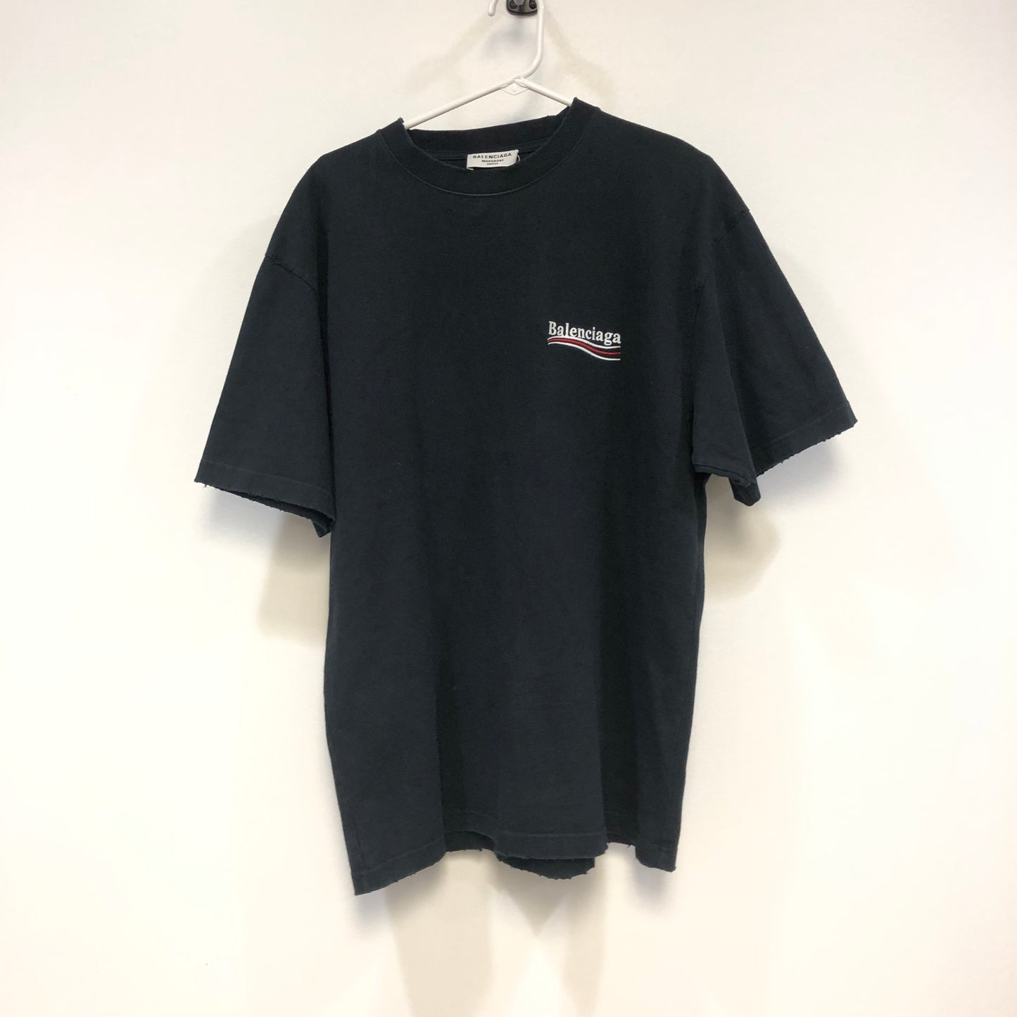 Balenciaga Logo T-Shirt Size XS Black