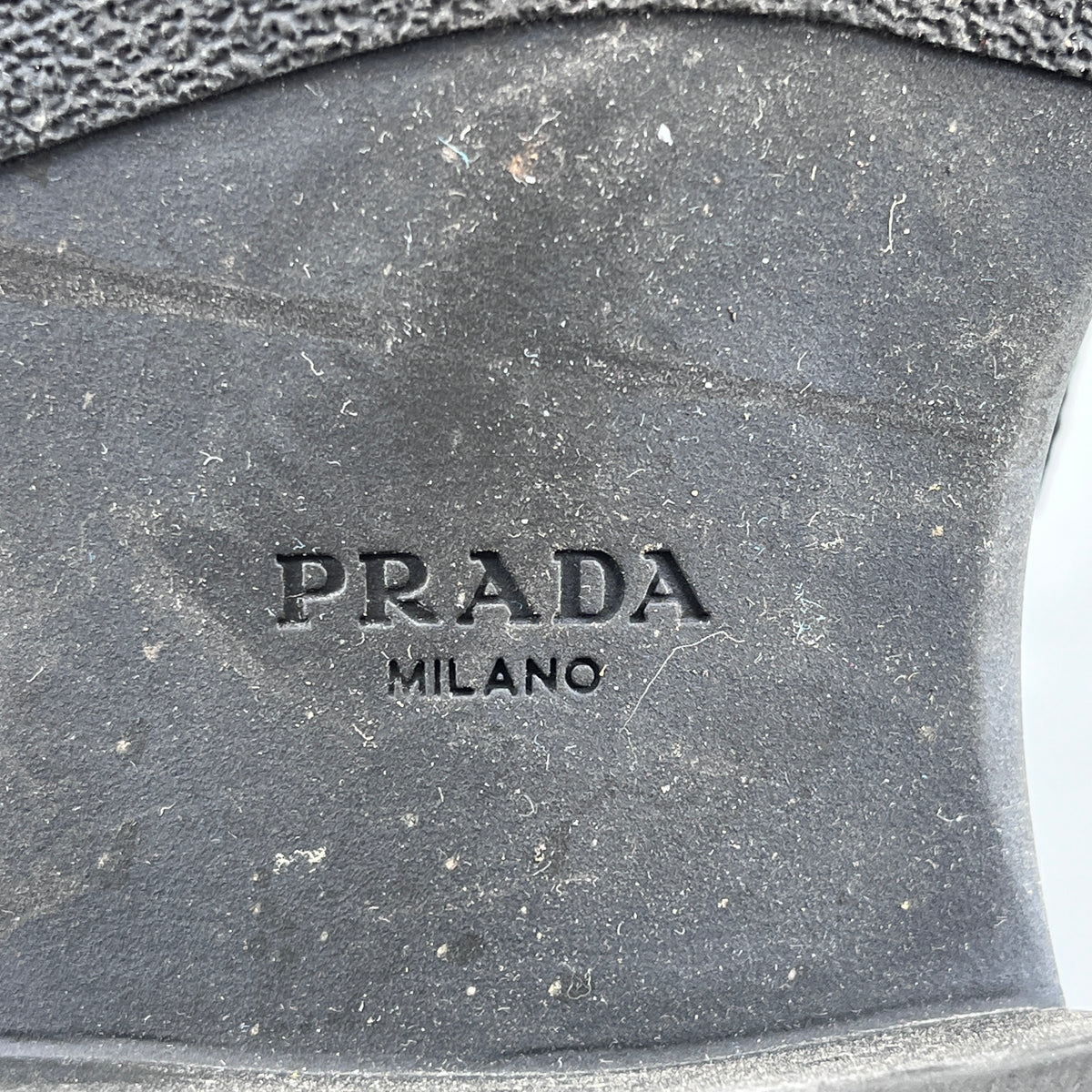 Prada Black Women Loafer Shoes Size 37