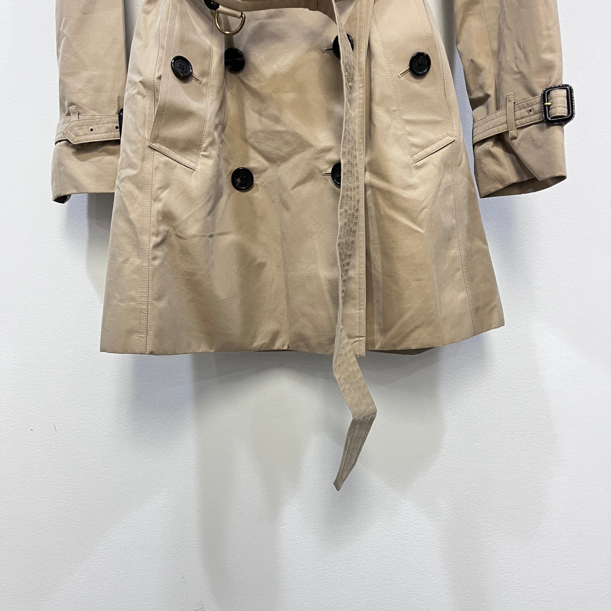 Burberry Khaki Trench Coat US Size 6