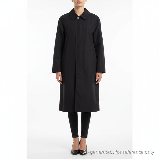 Burberry Detachable Liner Coat Black Size 44R