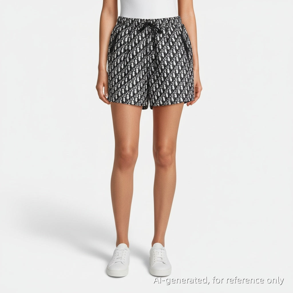 Christian Dior Oblique Shorts Size 36 Navy