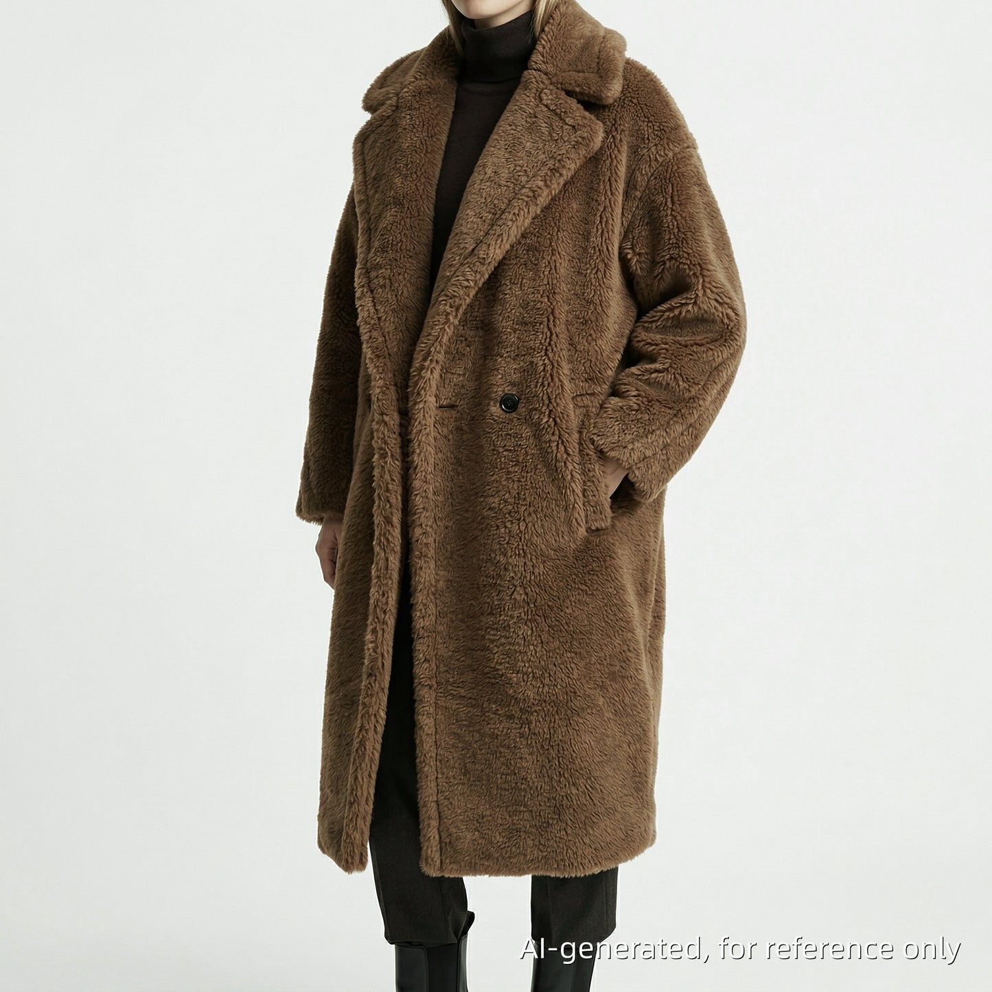 MaxMara Brown Teddy Coat Size S