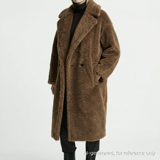 MaxMara Brown Teddy Coat Size S