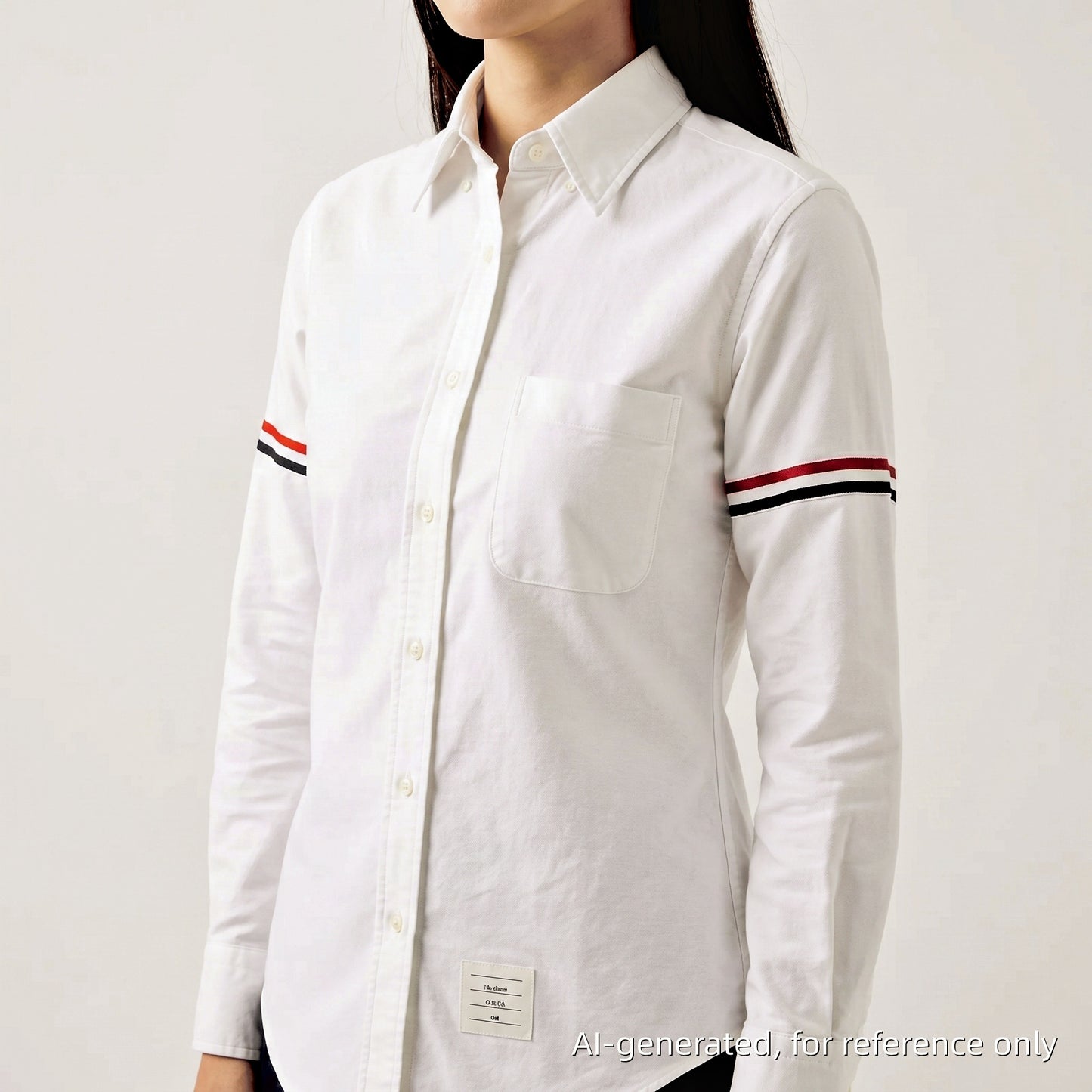 Thom Browne White Classic Button-Down Shirt Size 1