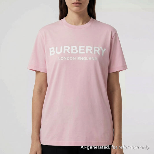 Burberry London England Pink Logo T-Shirt Size XS