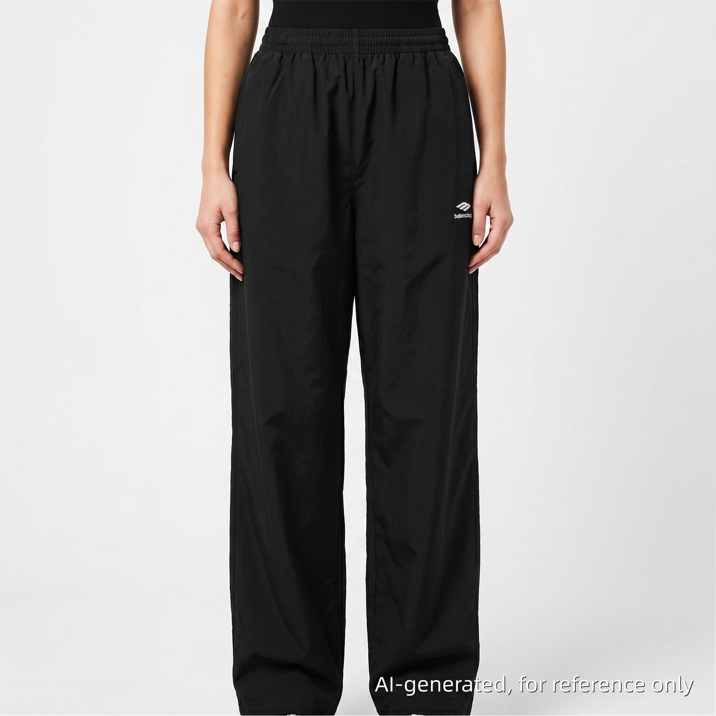 Balenciaga Black Logo Track Pants Size XXS